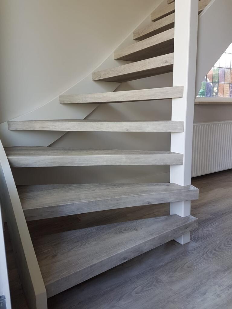 Trap zelfde decor als de vloer